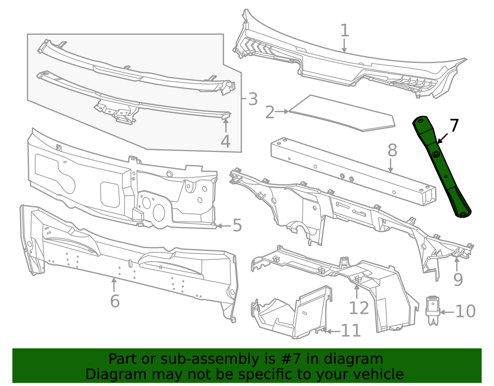 2024-2025 Porsche Macan Suspension Strut Brace PAD-805-251 | OEM