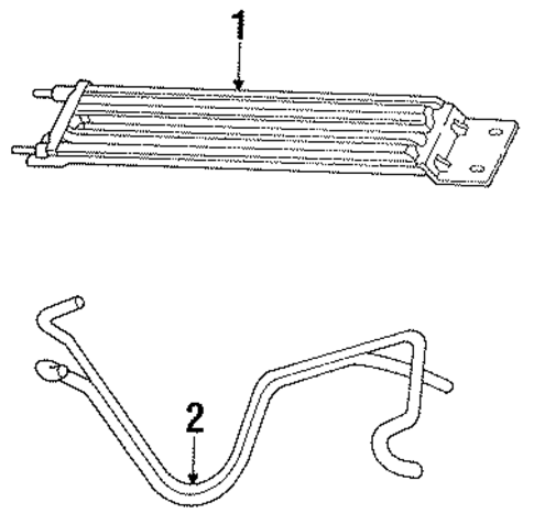 Trans Oil Cooler for 1992 Dodge Dynasty #0