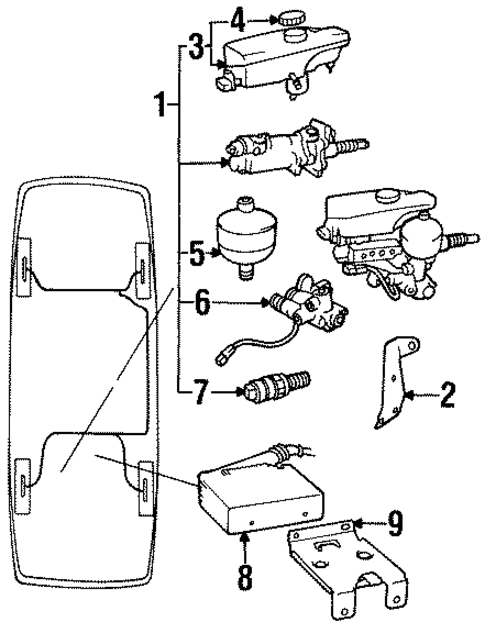Anti-Lock Brakes for 1991 Saab 900 #0