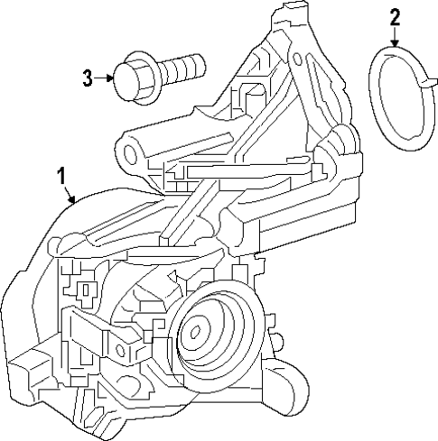 Water Pump for 2024 Lexus RX450h+ #1
