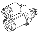 12418857338 - Electrical: Starter for BMW Image
