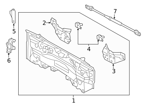 Rear Body for 2011 Lexus CT200h #0