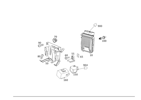 Engine Control Unit for 2010 Mercedes-Benz C300 #0