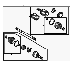 19256588 - Driveline &amp; Axles: Cv Axle Assembly for GM Image