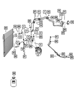 68154351AC - Air Conditioners and Heaters: A/c Suction And Liquid Line for Mopar Image