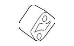 18307616850 - Exhaust: Rear Muffler Insulator for Mini Image