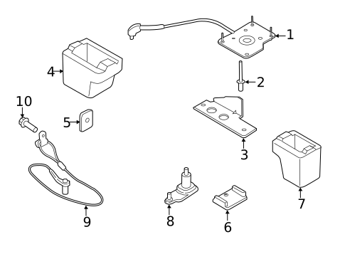 Spare Tire Carrier for 2019 Ford Transit-150 #0