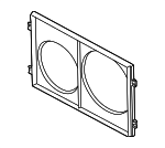 8N0121205A - Cooling System: Fan Shroud for Audi: TT, TT Quattro Image