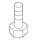 N91151101 - Suspension: Lower Reinforced Mount Bolt for Audi: A4, A4 Quattro, A5, A5 Quattro, Q5, Q7, Q8, RS Q8, RS5, S4, S5, SQ5, SQ7, SQ8 Image