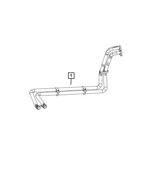 Air Conditioner and Heater Plumbing for 2016 Ram 1500 #3