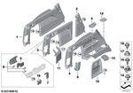 51476943908 - Vehicle Trim: Lever Right for BMW Image