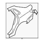 51439FG2409P - : Quarter Panel for Subaru Image