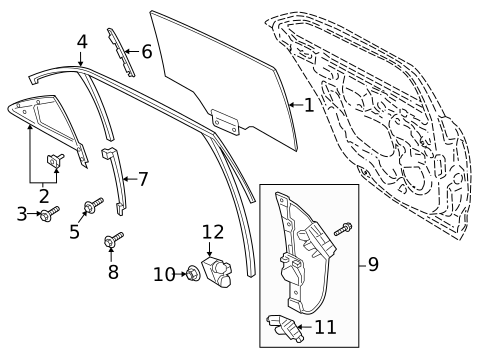 Rear Door for 2017 Lincoln Continental #0