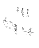 68068836AA - Electrical: Retaining Clip for Mopar Image