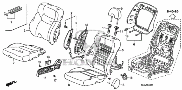 Front Seat (R.) (2) for 2011 Honda Civic #0