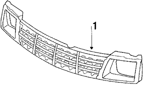 Grille for 1984 Nissan Stanza #0