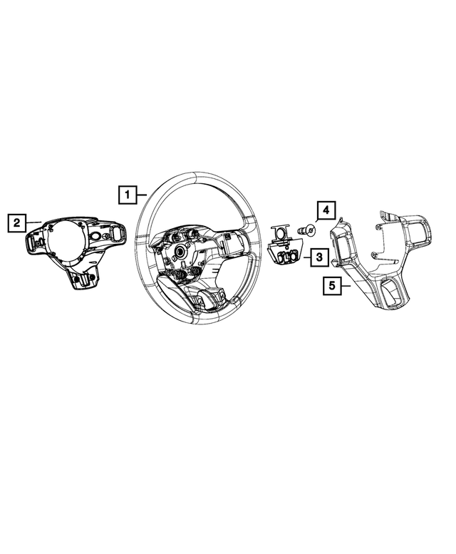 5NN16DX9AA - Steering: Steering Wheel for Mopar Image image