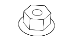 6101968 - Body: Base Nut for Chrysler: Pacifica, Town &amp; Country, Voyager | Dodge: Charger Daytona, Grand Caravan, Ram 2500, Ram 3500 | Jeep: Commander, Gladiator, Grand Cherokee, Grand Cherokee L, Wrangler, Wrangler JK | Ram: 1500, 1500 Classic, 2500, 3500, C/V Image