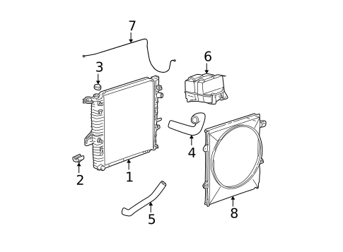Hoses & Pipes for 2001 Ford Explorer Sport #0
