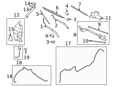 Wipers for 2008 Nissan Rogue #0