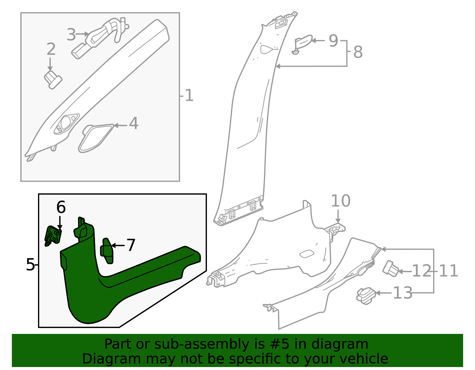 2024-2026 Chevrolet Trax Front Sill Plate 42858820 GM | GMPartsDirect.com