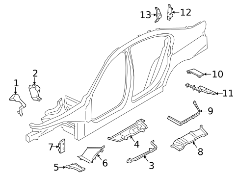 Inner Components for 2016 BMW 650i Gran Coupe #0