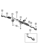 R5154729AF - Steering: Rack And Pinion Gear, Remanufactured for Mopar Image