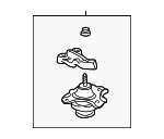 50820S5A013 - Engine: Side Mount for Honda: Civic Image