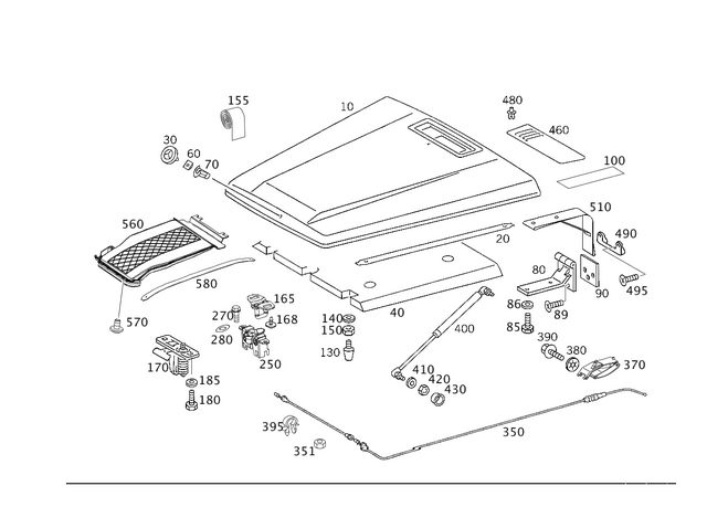 6382 - Attachment Parts: Screw for Mercedes-Benz: G55 AMG, G550, G550 4x4, G63 AMG, G65 AMG Image image
