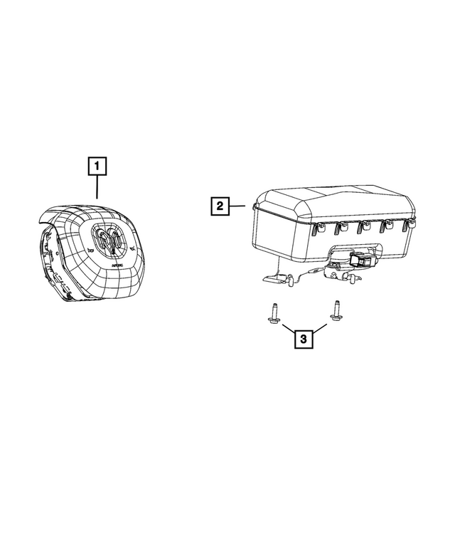 6NL99TX7AF - Restraints: Driver Air Bag for Mopar Image