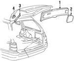 333867605B2VK - : Lift Gate Trim for Volkswagen: Passat Image