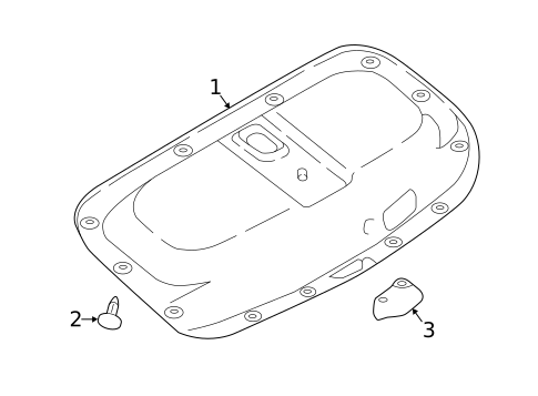 INTERIOR TRIM - TRUNK for 2019 INFINITI Q60 #0