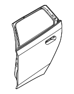 41525A32EB4 - : Door Shell for BMW Image