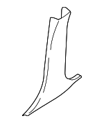 94042FE001OE - Body: Center Pillar Trim for Subaru Image