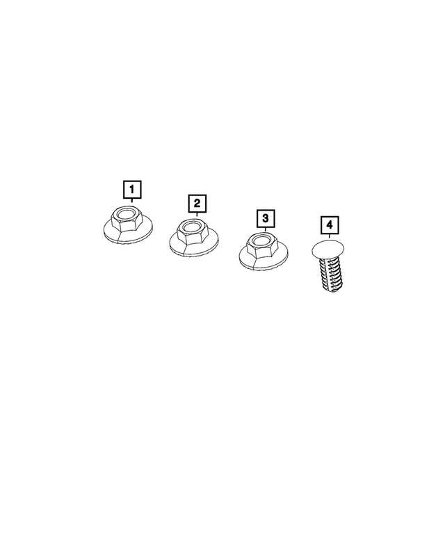 6509280AA - Electrical: Push Pin for Mopar Image