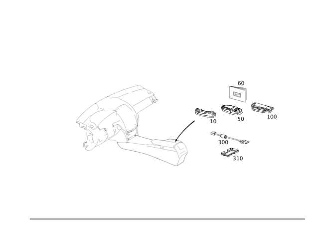 2048203651 - Telephony: Mount for Mercedes-Benz: B Electric Drive, B250e, C250, C300, C350, CLS400, CLS550, CLS63 AMG, CLS63 AMG S, E250, E350, E400, E550, E63 AMG, E63 AMG S, GL350, GL450, GL550, GL63 AMG, GLE300d, GLE350, GLE400, GLE550e, GLE63 AMG, GLK250, GLK350, GLS350d, GLS450, GLS550, GLS63 AMG, Maybach S550, Maybach S560, Maybach S600, Maybach S650, ML250, ML350, ML400, ML550, ML63 AMG, S450, S550, S550e, S560, S600, S63 AMG, S65 AMG, SL400, SL450, SL550, SL63 AMG, SL65 AMG, SLS AMG Image
