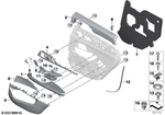 51425A46AF4 - : Armrest, Rear Right for BMW Image