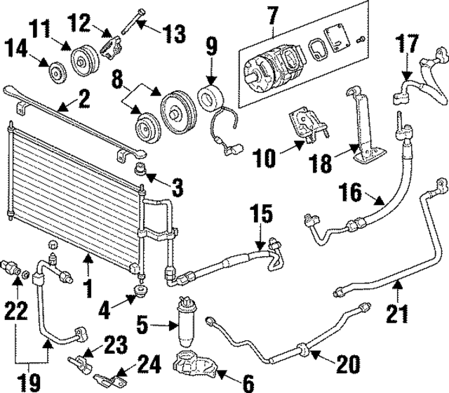 80331SZ5013 - HVAC: AC Line for Acura Image