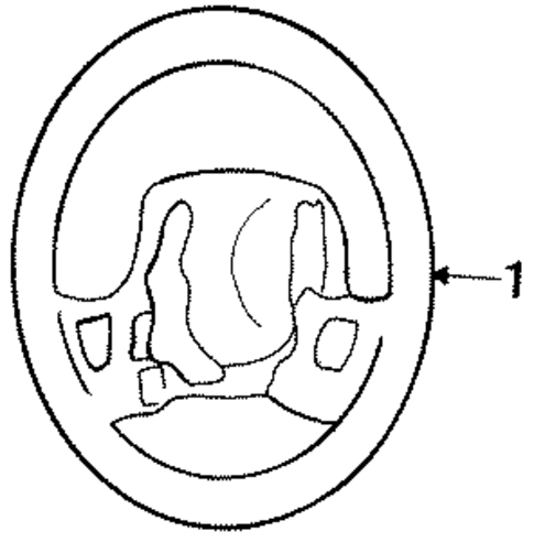 Steering Wheel & Trim for 1990 Chrysler New Yorker #0