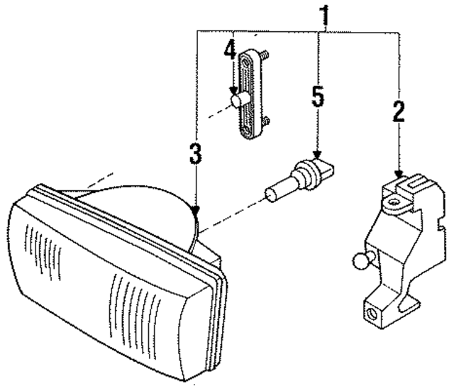 B601065Y00 - Electrical: Composite Assembly for Nissan: NX, Sentra Image