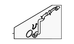 PC3Z8C471A - Cooling System: Lower Hose for Ford Image