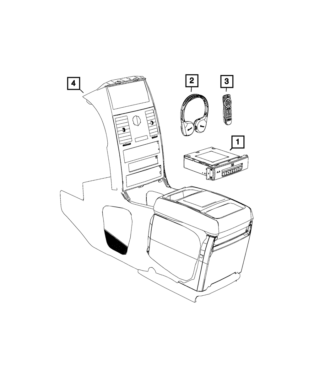 Wireless Infrared Remote - Mopar (5091247AA)