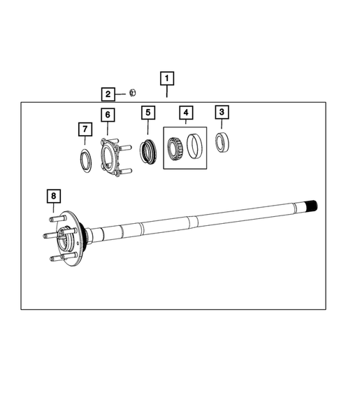 Rear Axle Shafts for 2024 Jeep Wrangler #0