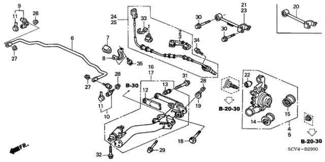 Rear Lower Arm for 2005 Honda Element #0