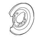 9209895 - Brakes: Backing Plate for Volvo: S70, V70 Image