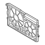 1K0121207BB9B9 - Cooling System: Fan Shroud for Volkswagen: Beetle, Golf, GTI, Jetta, Passat, Rabbit Image
