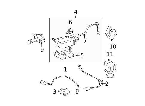 Switches, Solenoids & Actuators for 2004 Pontiac Vibe #0