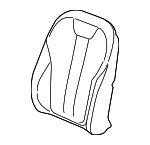 52107411446 - : Seat Back Cover for BMW: X6 Image