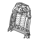 52107299679 - Body: Seat Back Frame for BMW Image