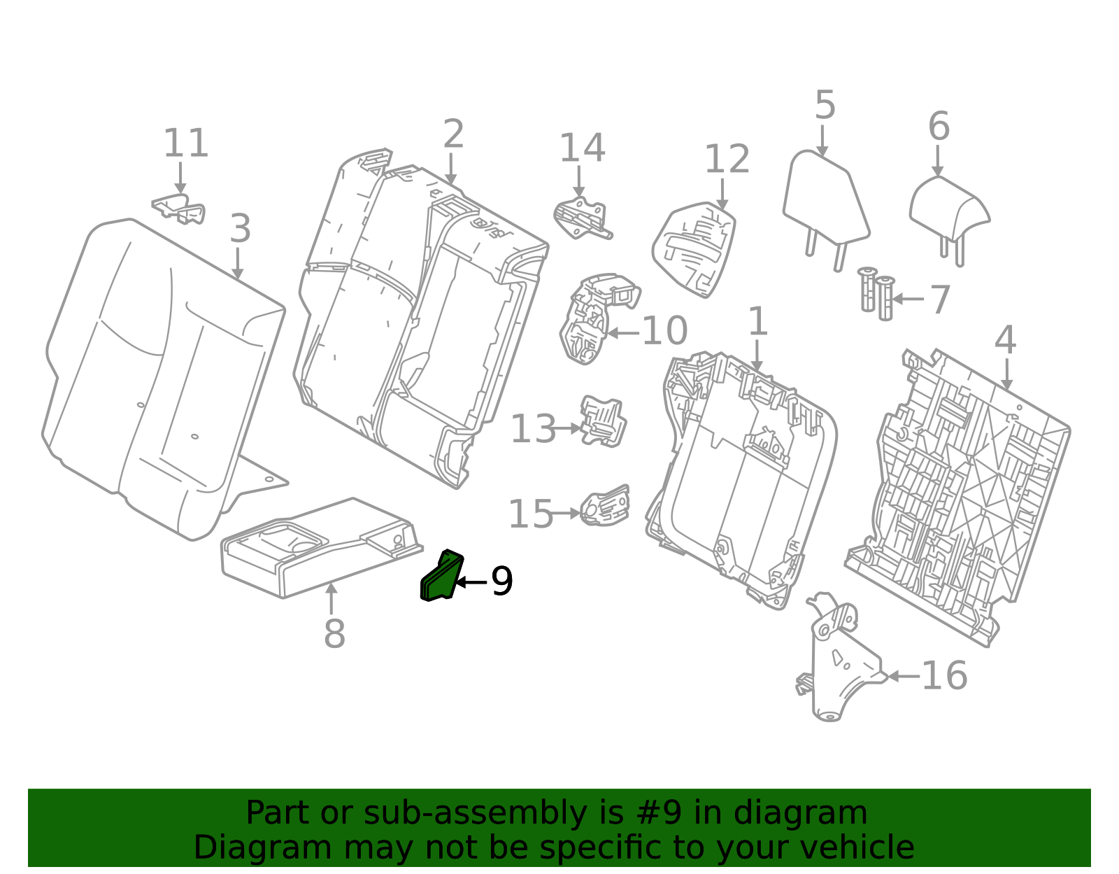 72868-42040-C0 - Hinge Cover 2023-2025 Toyota bZ4X | Longo Toyota Parts